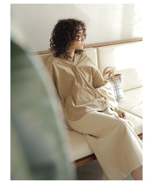 AMERICAN HOLIC(アメリカンホリック)の「コール天タイトスカート(スカート・アイボリー/ブラック/ベージュ・M/L)」の15枚目の写真