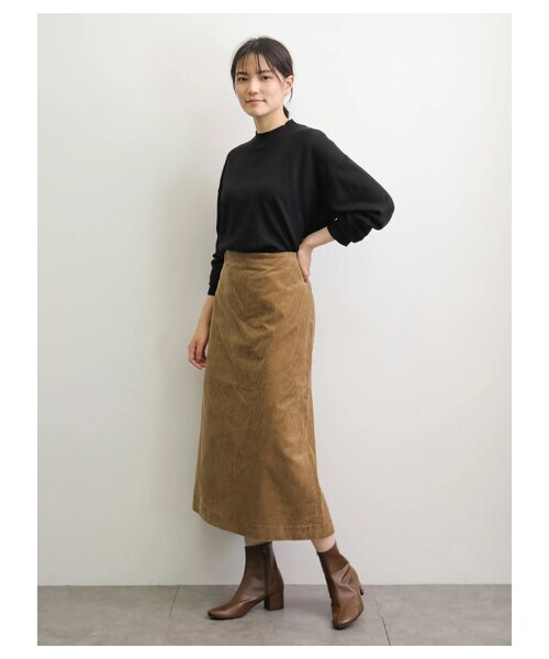 AMERICAN HOLIC(アメリカンホリック)の「コール天タイトスカート(スカート・アイボリー/ブラック/ベージュ・M/L)」の13枚目の写真