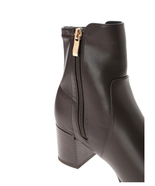 AMERICAN HOLIC(アメリカンホリック)の「【ORiental TRaffic】チャンキーヒールミドルブーツ(シューズ・ブラック/ブラウン・S/M/L)」の6枚目の写真