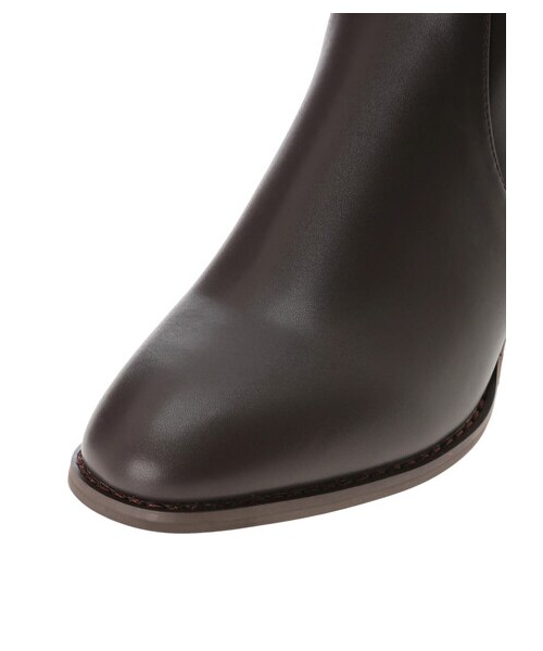 AMERICAN HOLIC(アメリカンホリック)の「【ORiental TRaffic】チャンキーヒールミドルブーツ(シューズ・ブラック/ブラウン・S/M/L)」の4枚目の写真