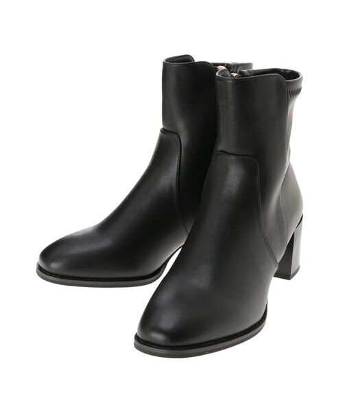 AMERICAN HOLIC(アメリカンホリック)の「【ORiental TRaffic】チャンキーヒールミドルブーツ(シューズ・ブラック/ブラウン・S/M/L)」の8枚目の写真