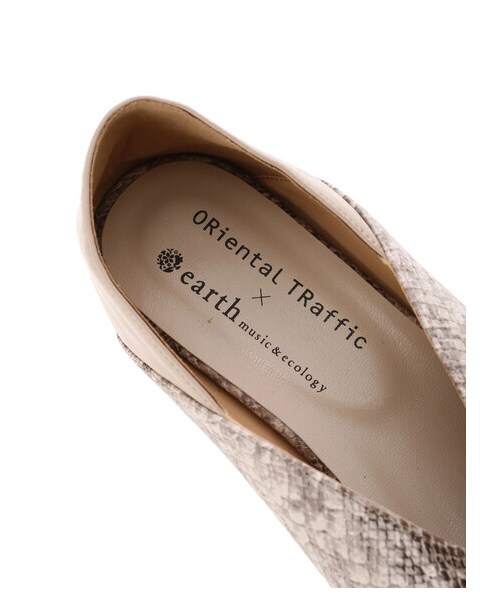 earth music&ecology（アースミュージックアンドエコロジー）の「【Special Price】ORiental TRaffic バブーシュ（シューズ・ブラック/ベージュ/ブラウン/パイソン・S/M/L）」の6枚目の写真