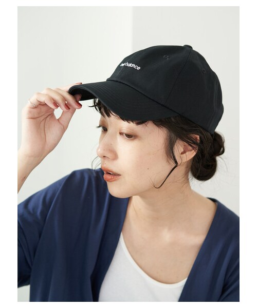 earth music&ecology（アースミュージックアンドエコロジー）の「newbalance×earth CAP（帽子・ブラック/ライトベージュ/ベージュ・F）」の9枚目の写真