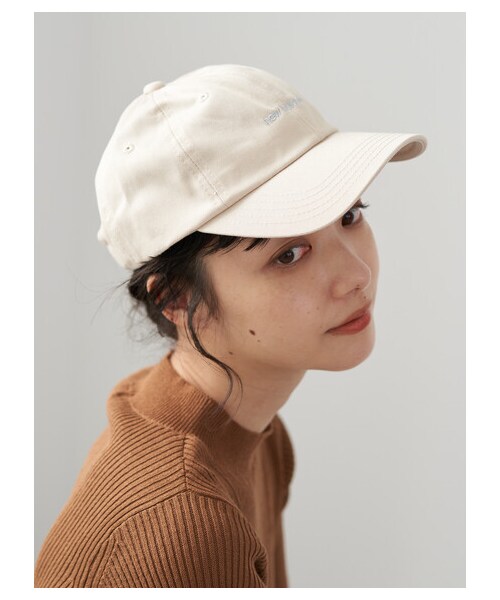 earth music&ecology（アースミュージックアンドエコロジー）の「newbalance×earth CAP（帽子・ブラック/ライトベージュ/ベージュ・F）」の10枚目の写真
