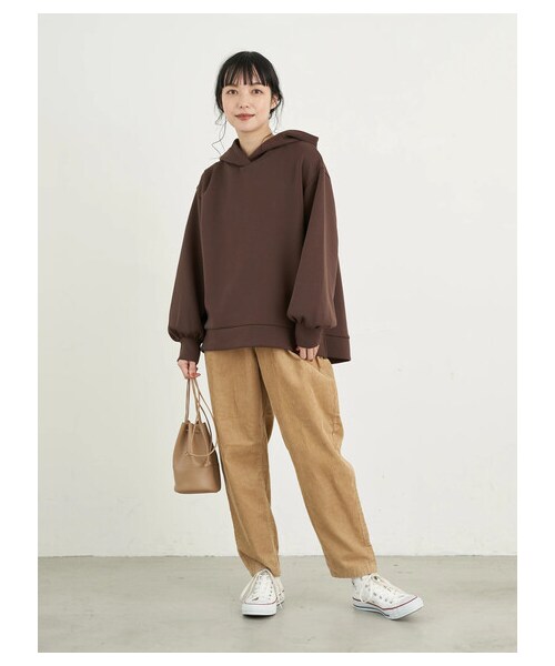 earth music&ecology(アースミュージックアンドエコロジー)の「【Special Price】COTTON USAコーデュロイパンツ(テーパード)(パンツ・ベージュ/キャメル/ブルー・S/M/L)」の5枚目の写真