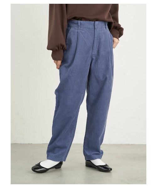 earth music&ecology(アースミュージックアンドエコロジー)の「【Special Price】COTTON USAコーデュロイパンツ(テーパード)(パンツ・ベージュ/キャメル/ブルー・S/M/L)」の19枚目の写真