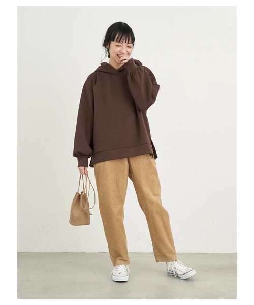 earth music&ecology(アースミュージックアンドエコロジー)の「【Special Price】COTTON USAコーデュロイパンツ(テーパード)(パンツ・ベージュ/キャメル/ブルー・S/M/L)」の3枚目の写真