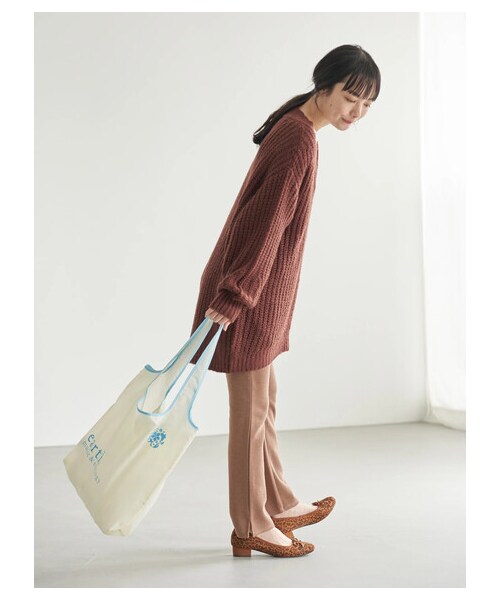 earth music&ecology（アースミュージックアンドエコロジー）の「【Special Price】ORiental TRaffic ヒールバレエパンプス（シューズ・ブラック/ベージュ/ブラウン/パープル/レオパード・35/36/37/38/39）」の7枚目の写真