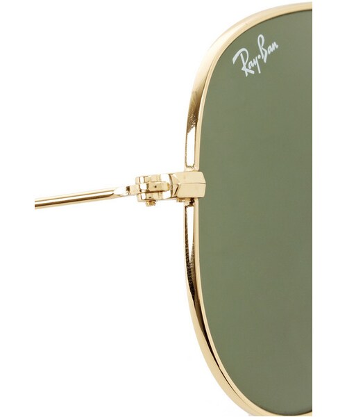 Ray-Ban（レイバン）の「Ray-Ban Aviator metal sunglasses（サングラス・Gold）」の5枚目の写真