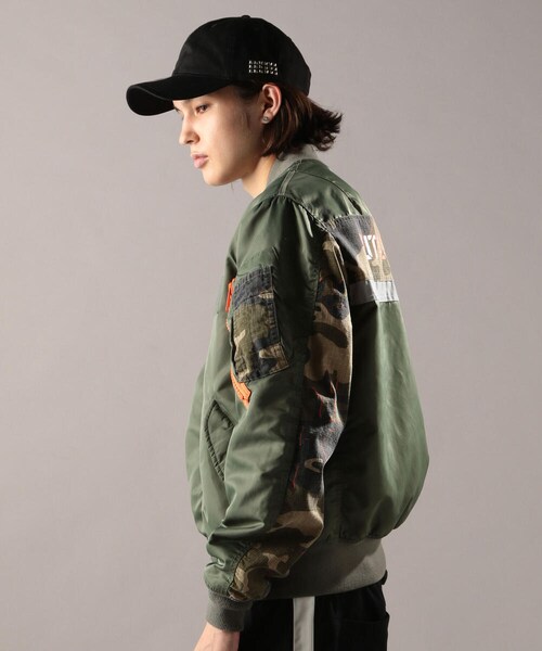 AVIREX アビレックス リメイク コンビネーション フライトジャケット