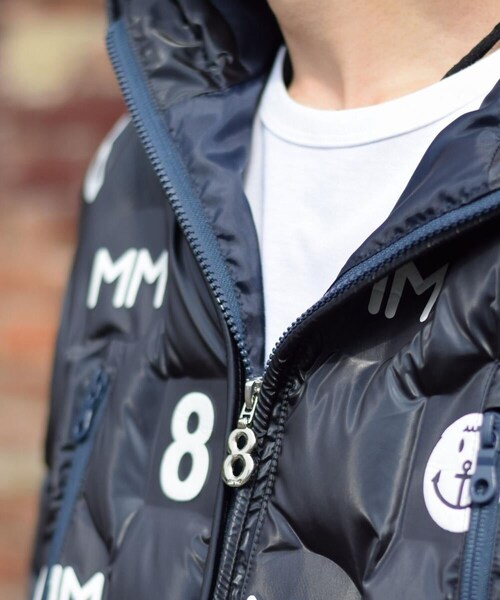 muta(ムータ)の「【別注】muta/ムータ/ EMBOSSMENT PADDING HOOD(ジャケット/アウター・メンズ・BLACK/NAVY・M/L/XL)」の5枚目の写真
