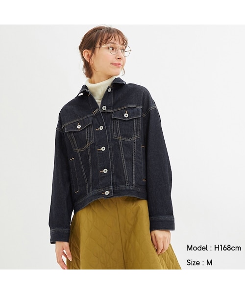 GU（ジーユー）の「デニムジャケット（ブルゾン）」 - WEAR