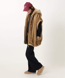 ドゥーズィエムクラス◇A POINT ETC◇FAKE FUR VEST