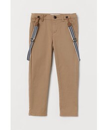 H&M（エイチ・アンド・エム）の「H&M - パンツ サスペンダー付き - ベージュ（その他パンツ・キッズ）」