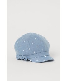 H&M（エイチ・アンド・エム）の「H&M - コットンブレンドキャップ - ブルー（その他・キッズ）」