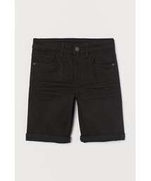 H&M（エイチ・アンド・エム）の「H&M - ツイルショートパンツ - ブラック（その他パンツ・キッズ）」