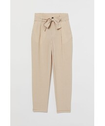 H&M（エイチ・アンド・エム）の「H&M - ペーパーバッグパンツ - ベージュ（その他・レディース）」