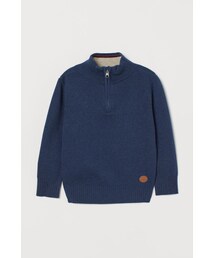 H&M - 襟付きセーター - ブルー