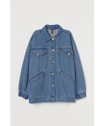 H&M - オーバーサイズデニムジャケット - ブルー