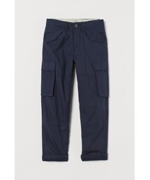 H&M（エイチ・アンド・エム）の「H&M - ラインドカーゴパンツ - ブルー（その他パンツ・キッズ）」