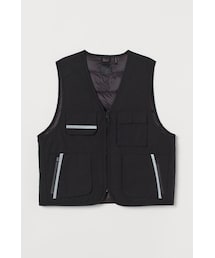 H&M | H&M - ダウンベスト - ブラック(ダウンジャケット/コート)