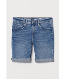 H&M（エイチ・アンド・エム）の「H&M - ゆとりフィット デニムショートパンツ - ブルー（その他パンツ・キッズ）」