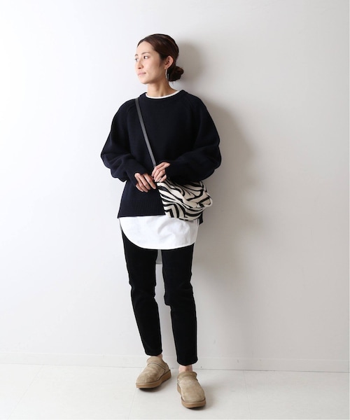 FRAMeWORK（フレームワーク）の「W/Caクルーネックショートプル