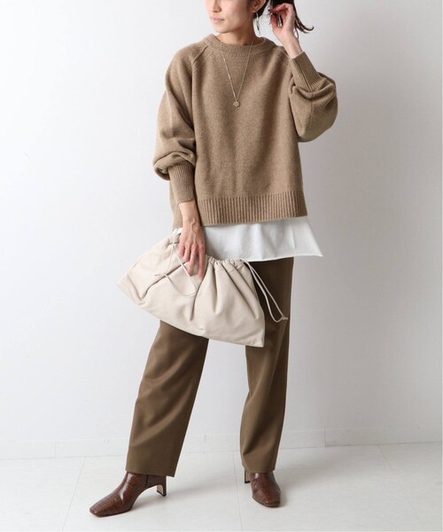 FRAMeWORK（フレームワーク）の「W/Caクルーネックショートプル