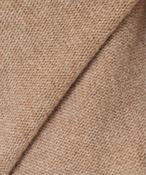 新品✨フレームワーク ウールカシミヤ クルーネックショートプルオーバー 茶色 FRAMeWORK（フレームワーク）の「W/Caクルーネックショートプル