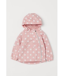 H&M（エイチ・アンド・エム）の「H&M - コットンアノラック - ピンク（ダウンジャケット/コート・キッズ）」