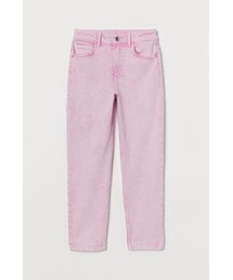 H&M（エイチ・アンド・エム）の「H&M - リラックスドフィットアンクルデニム - ピンク（その他パンツ・キッズ）」