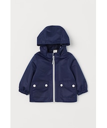 H&M（エイチ・アンド・エム）の「H&M - ウォーターリペレントジャケット - ブルー（ダウンジャケット/コート・キッズ）」