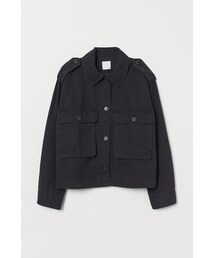 H&M | H&M - ストレートスタイルジャケット - ブラック(ダウンジャケット/コート)