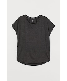 H&M（エイチ・アンド・エム）の「H&M - H&M+ スポーツトップス - ブラック（スポーツグッズ）」