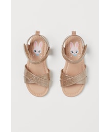 H&M（エイチ・アンド・エム）の「H&M - サンダル - ゴールド（ビーチサンダル・キッズ）」