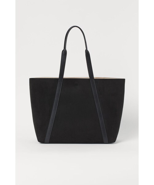 ミースロエ ブラック トートバッグ MARC JACOBS(マークジェイコブス) ステッチデザイントートバッグ