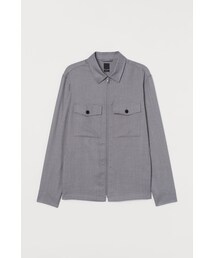 H&M - ツイルシャツジャケット - グレー