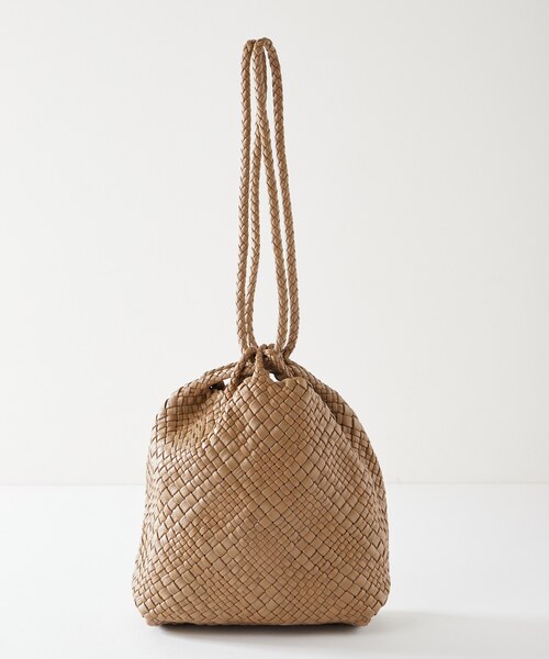 BEARDSLEY（ビアズリー）の「《FALORNI》レザーバッグ（トートバッグ・レディース・ブラック/キャメル・FREE）」の2枚目の写真