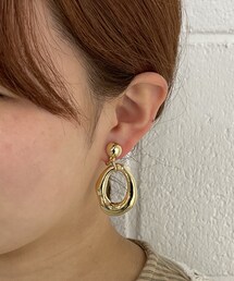 Lattice | ラウンド下がりイヤリング(イヤリング)