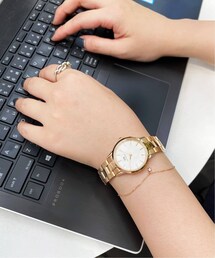 HIROB（ヒロブ）の「DW00100213 ICONIC LINK 28RG White【 ウォッチ 】（その他）」
