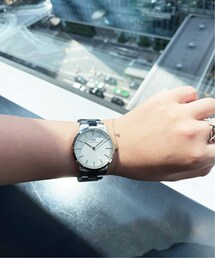 HIROB（ヒロブ）の「DW00100203 ICONIC LINK 36S White【 ウォッチ 】（その他）」