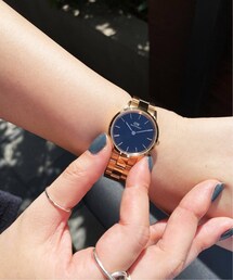 HIROB（ヒロブ）の「DW00100214 ICONIC LINK 28RG Black【 ウォッチ 】（その他）」