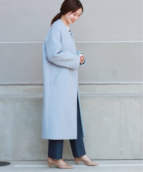 IENA（イエナ）の「《追加》MANTECO ノーカラーコート◇（）」 - WEAR