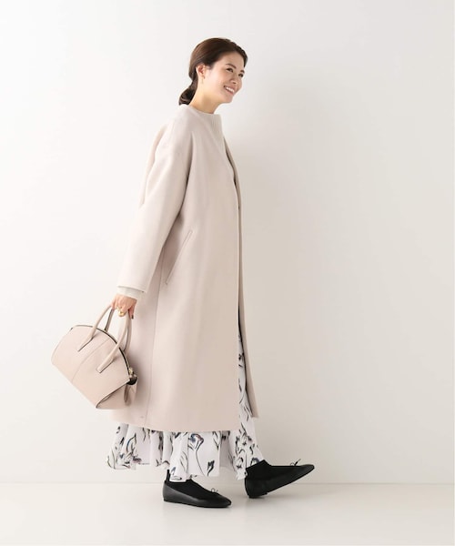 IENA（イエナ）の「《追加》MANTECO ノーカラーコート◇（）」 - WEAR