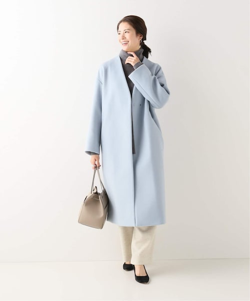 IENA（イエナ）の「《追加》MANTECO ノーカラーコート◇（）」 - WEAR