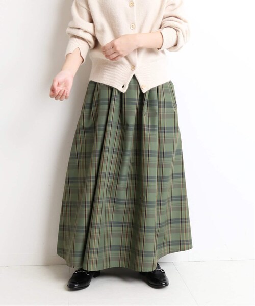 SLOBE IENA（スローブイエナ）の「タフタランダムタックスカート
