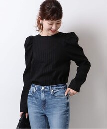 Spick & Span（スピックアンドスパン）の「≪予約≫カラミストライプパフスリーブブラウス◆（その他）」