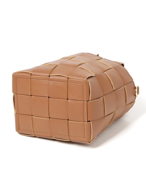 mysty woman（ミスティウーマン）の「【先行予約】メッシュインキンチャクバッグ（バッグ・レディース・アイボリー/ブラック/ライトブラウン・F）」の18枚目の写真