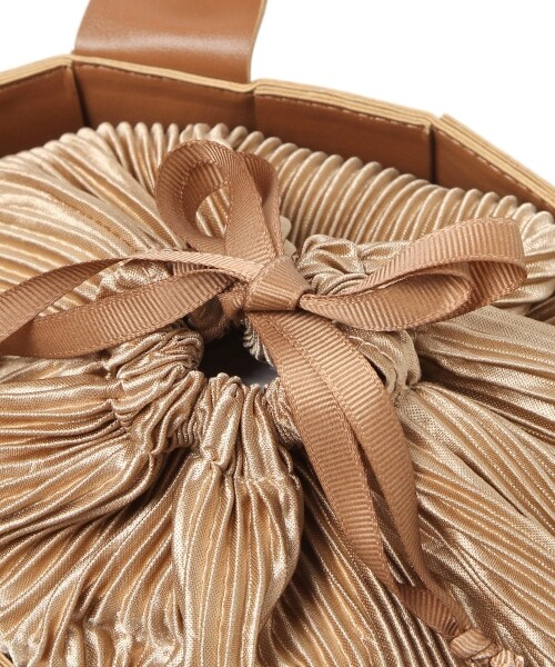 mysty woman（ミスティウーマン）の「【先行予約】メッシュインキンチャクバッグ（バッグ・レディース・アイボリー/ブラック/ライトブラウン・F）」の19枚目の写真