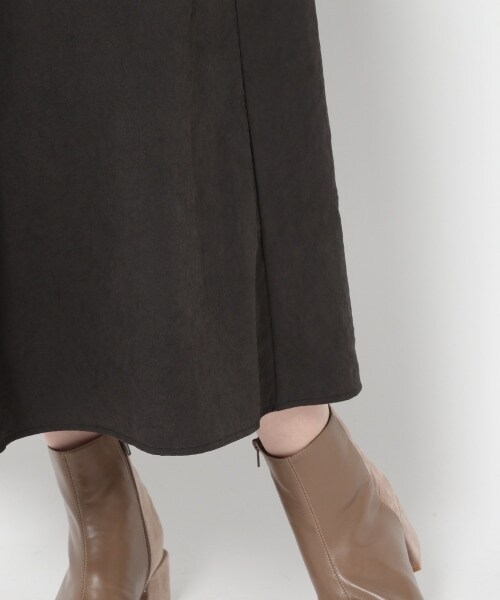 mysty woman（ミスティウーマン）の「【先行予約】エンパイアシャツワンピース（ワンピース/ドレス・レディース・ブラック/ライトベージュ/ダークベージュ・F）」の16枚目の写真